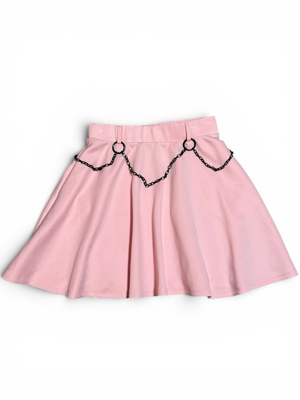 Women’s Hot Topic Pink Skirt Black Chain Medium